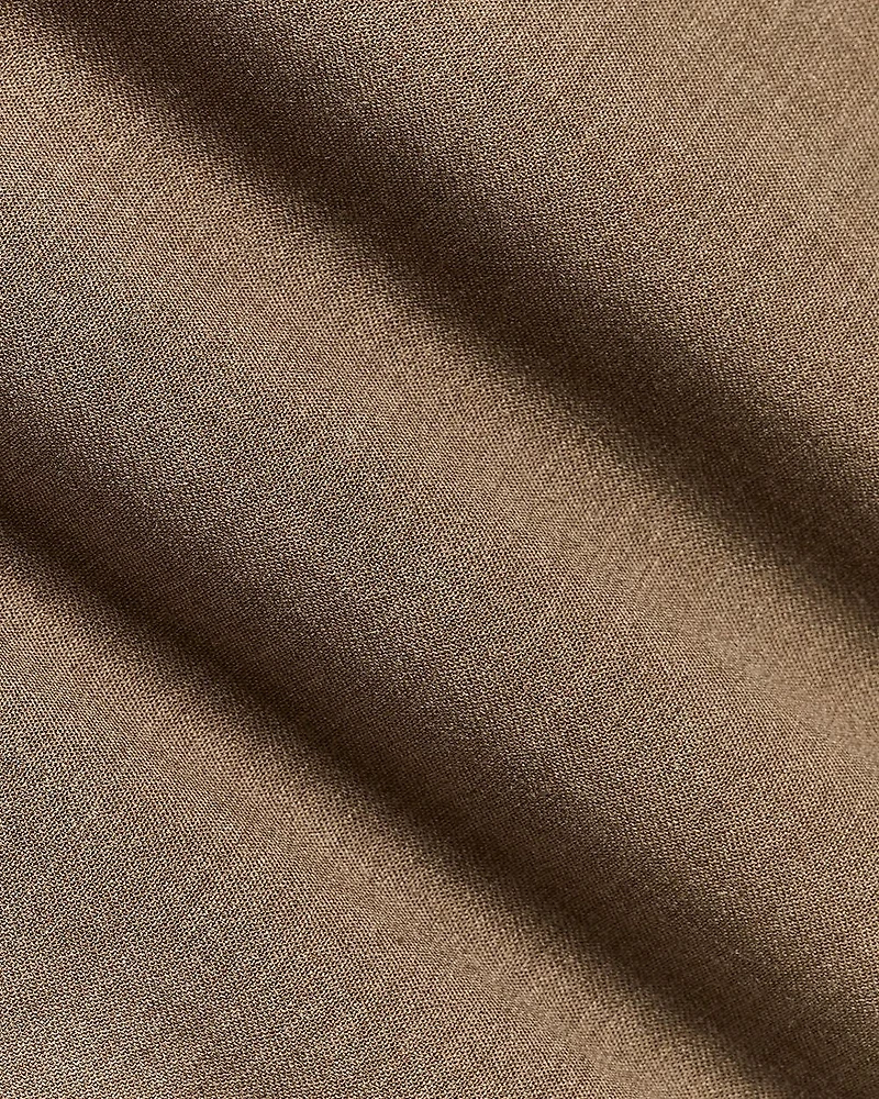 Pantalon de Complet Taupe Rosé à Coupe Étroite