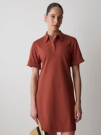 Short-Sleeve Polo Dress