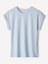Extended-Sleeve Crew-Neck Tee