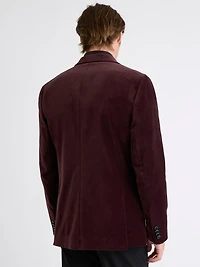 Tailored Fit Velvet Suit Blazer