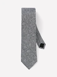 Cravate Régulière Verte avec Motif Feuillagé