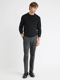 Merino Wool Polo Sweater