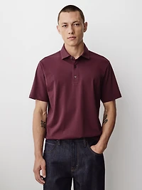 Short-Sleeve Supima (R) Cotton Polo