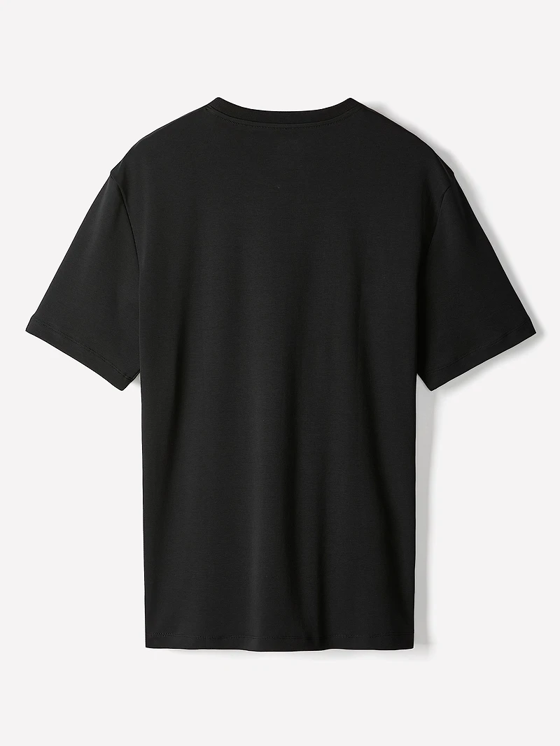 Solid Short-Sleeve Crew-Neck Tee