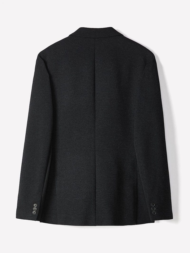 Slim Fit Knit Blazer