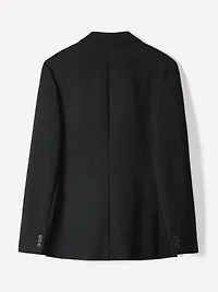 Slim Fit Knit Blazer