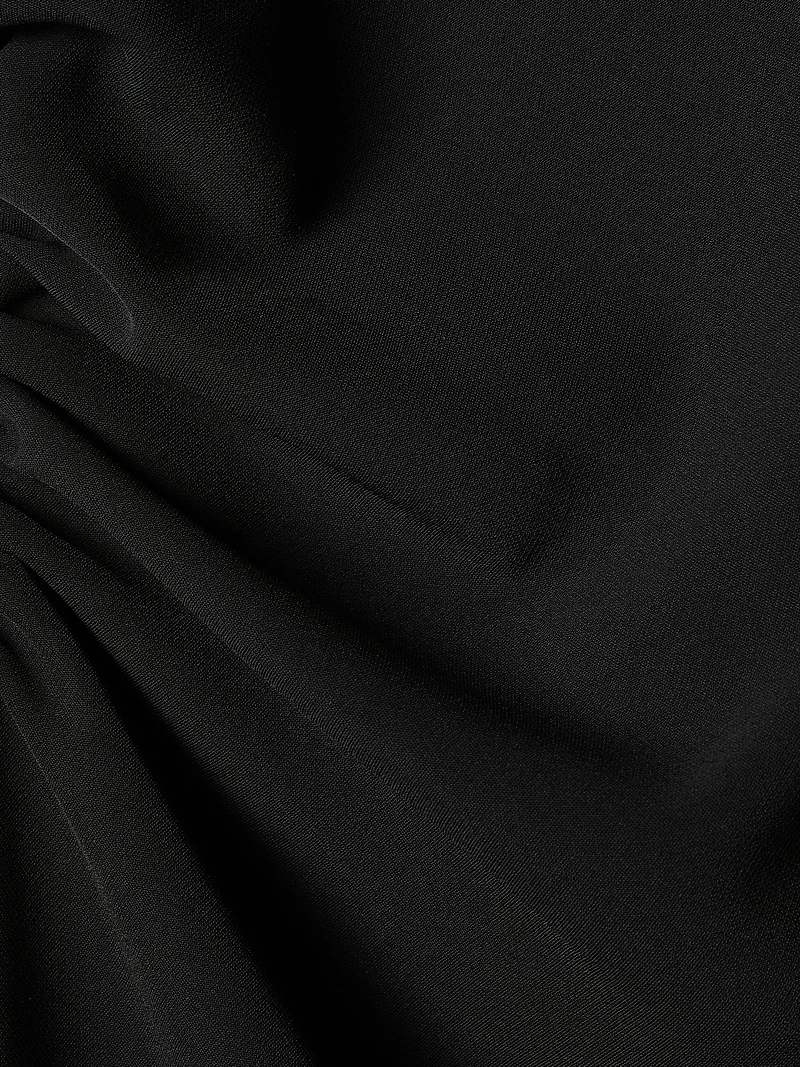 Robe Midi Sans Manches à Col Rond avec Détail Noué