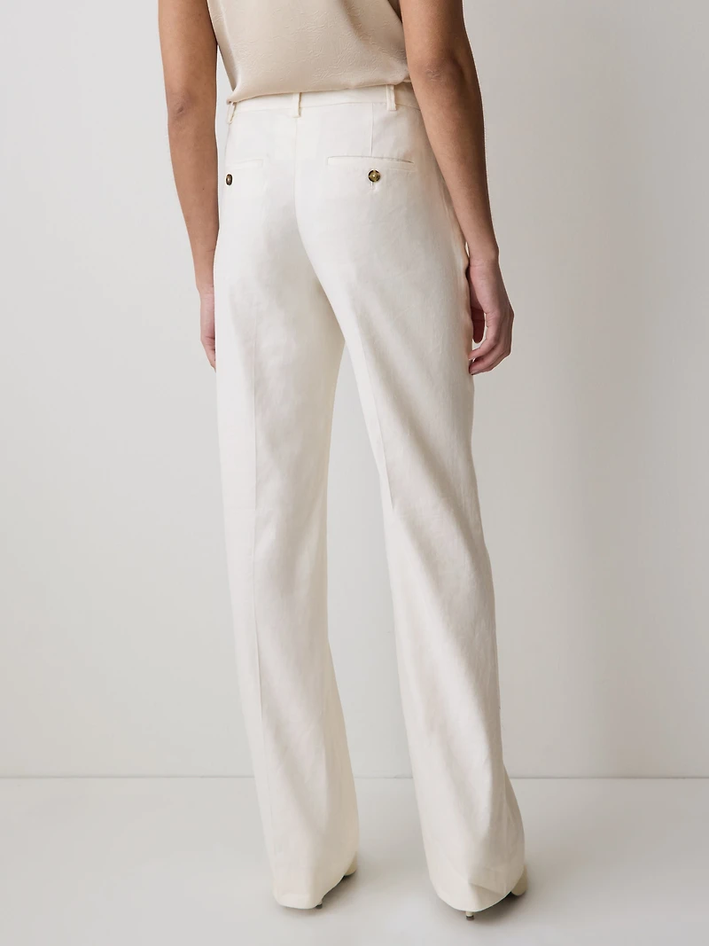 Mid-Rise Wide-Leg Pant