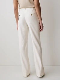 Mid-Rise Wide-Leg Pant