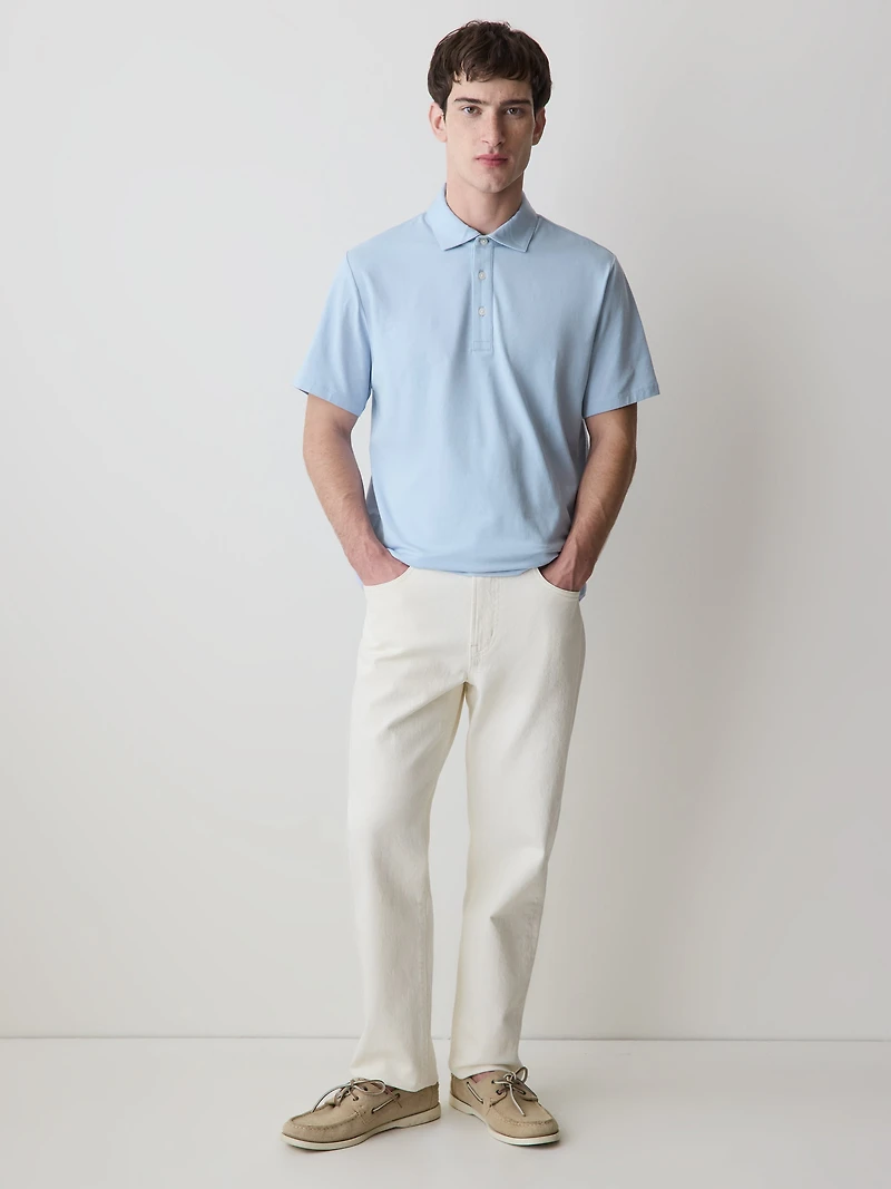 Short-Sleeve Supima (R) Cotton Polo