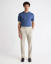 Beige Slim-Fit Wool-Blend Essential Pant
