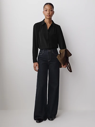 High-Rise Ultra-Wide-Leg Jeans