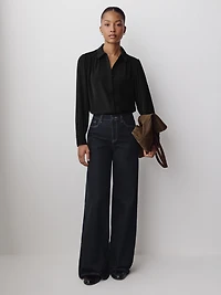 High-Rise Ultra-Wide-Leg Jeans