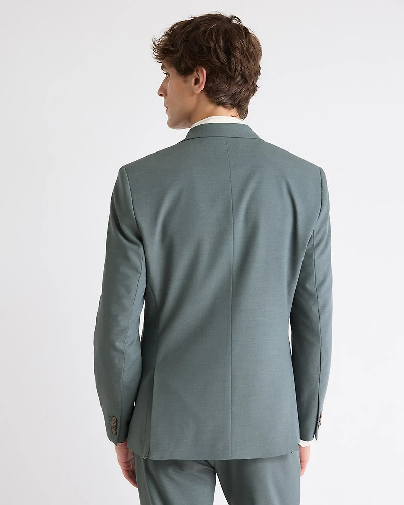 Slim-Fit Agave Suit Blazer