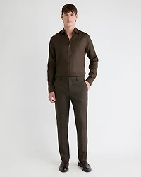 Tailored-Fit Heather Dress Shirt