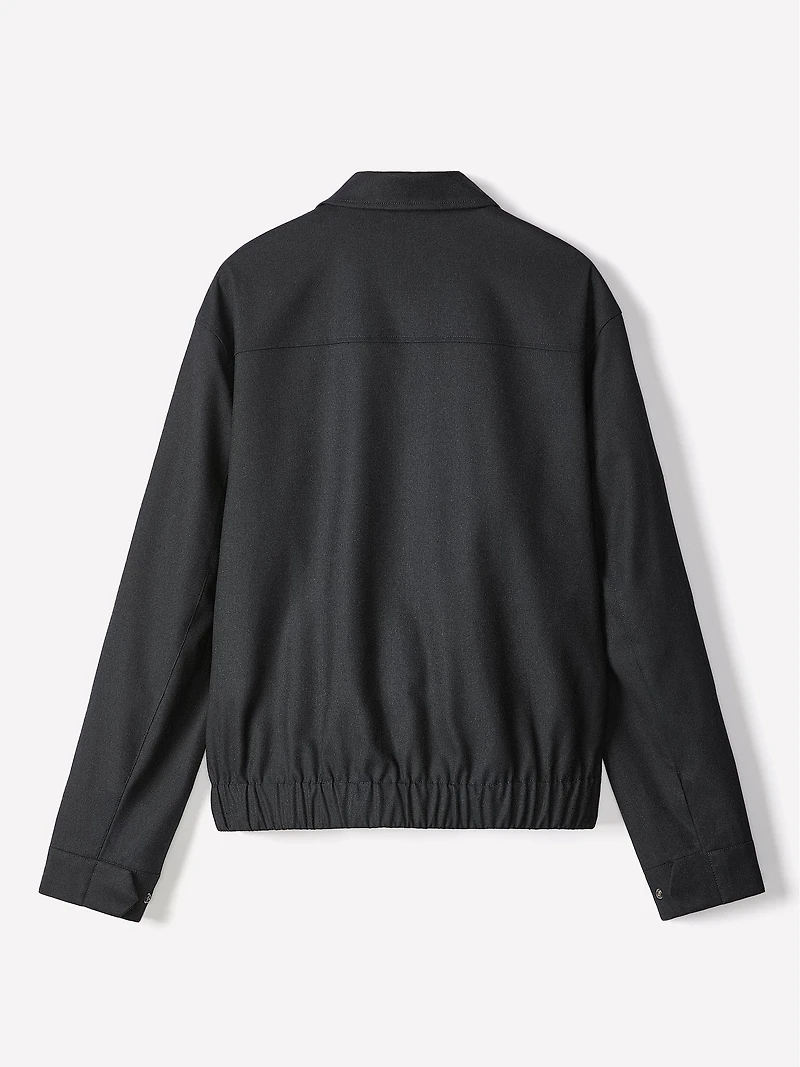 Brushed-Knit Milkman Jacket
