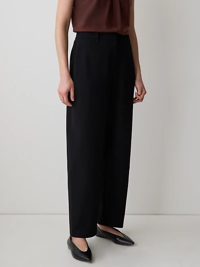 Pantalon à Jambe Ballon et Taille Haute