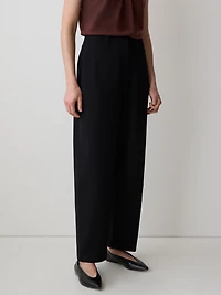 Pantalon à Jambe Ballon et Taille Haute