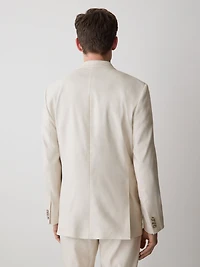 Tailored Fit Stretch Linen Blazer