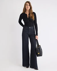 Long-Sleeve Ribbed Sweater