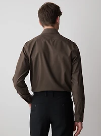 Tailored Fit Denim-Like Dress Shirt