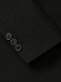 Relaxed-Fit Collarless Blazer