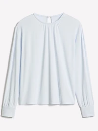 Haut à Manches Longues Col Rond Froncé