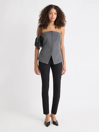 Pantalon Legging Citadin Longueur Cheville à Taille Haute