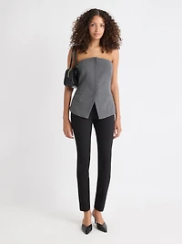 Pantalon Legging Citadin Longueur Cheville à Taille Haute