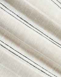 Striped Sleeveless V-Neck Linen-Blend Blouse