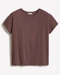 Silk-Blend Boxy Knit Top