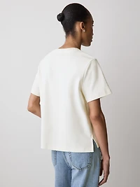 Short-Sleeve Cotton Basic Tee