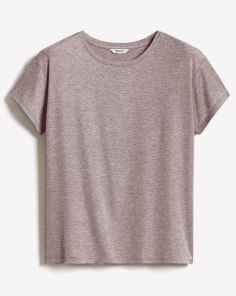 Haut Ample en Tricot Mélange de Soie