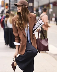 Faux Leather Bucket Bag