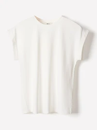 Extended-Sleeve Crew-Neck Tee