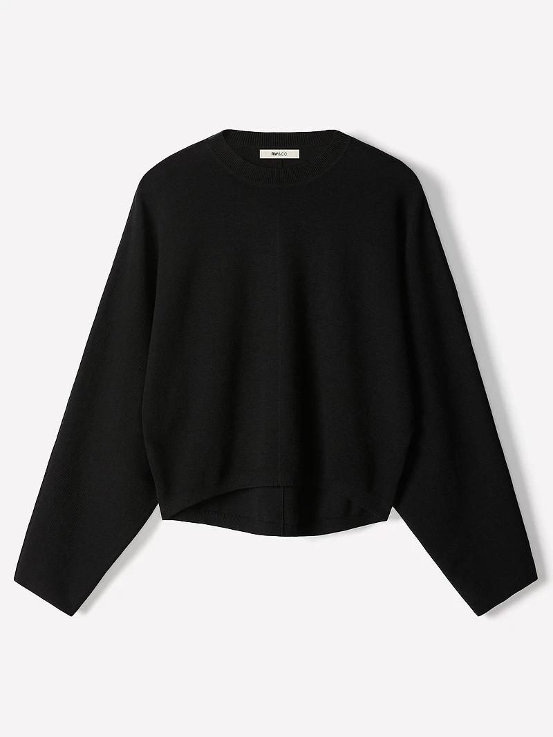 Long-Sleeve Crew-Neck Sweater