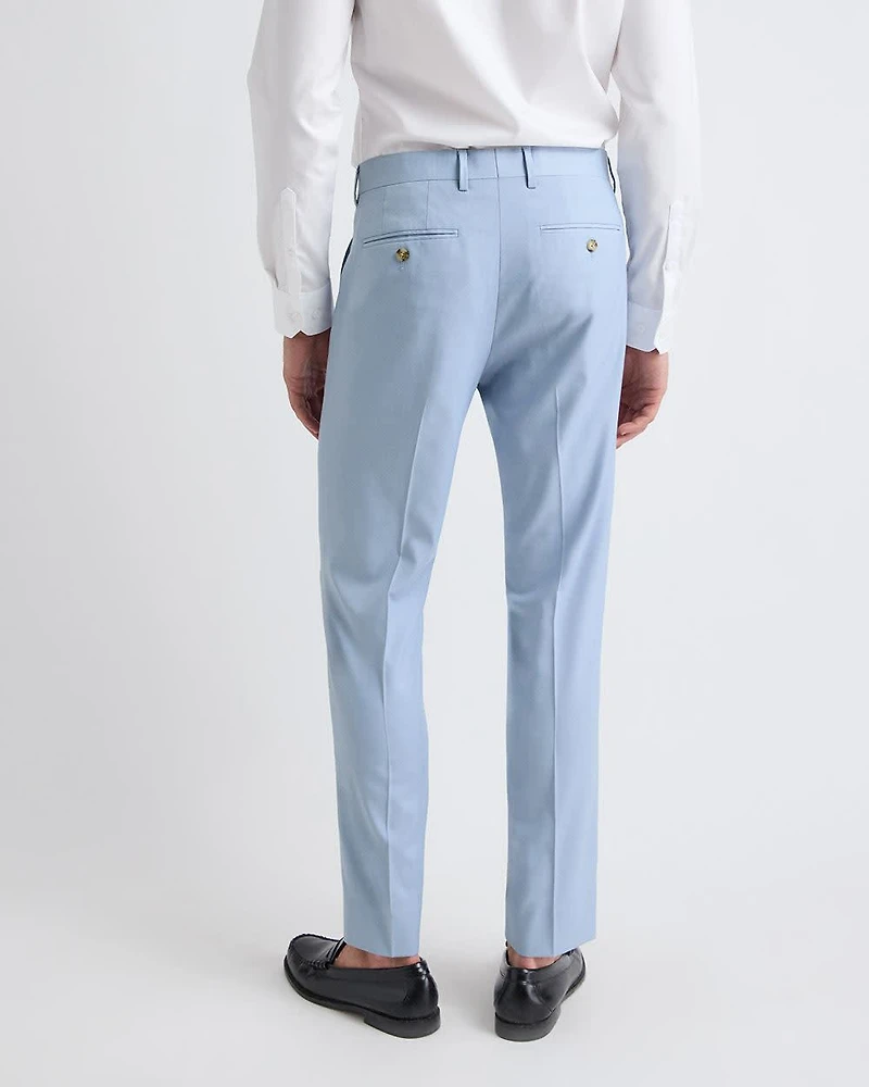 Slim-Fit Light Blue Suit Pant