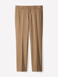 Slim-Fit Peachy Camel Suit Pant