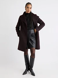 Blouse Sans Manches à Col Montant Drapé