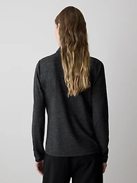 Polo Ajusté à Manches Longues