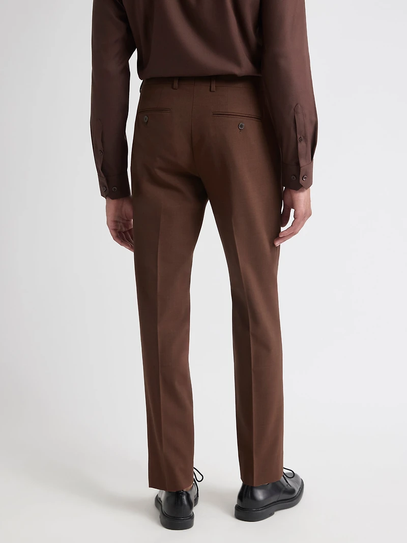 Slim-Fit Wool Suit Pant