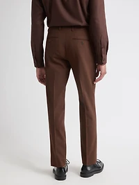 Slim-Fit Wool Suit Pant