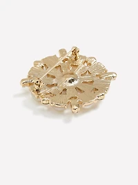 Broche en perles avec strass