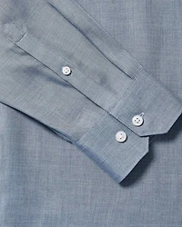 Tailored-Fit Heather Dress Shirt