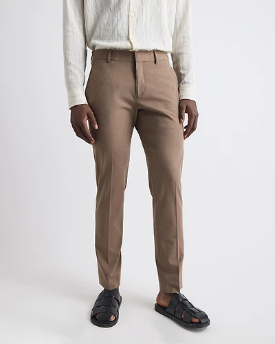 Slim-Fit Rose Taupe Suit Pant