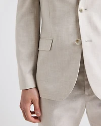 Slim-Fit Stone Suit Blazer