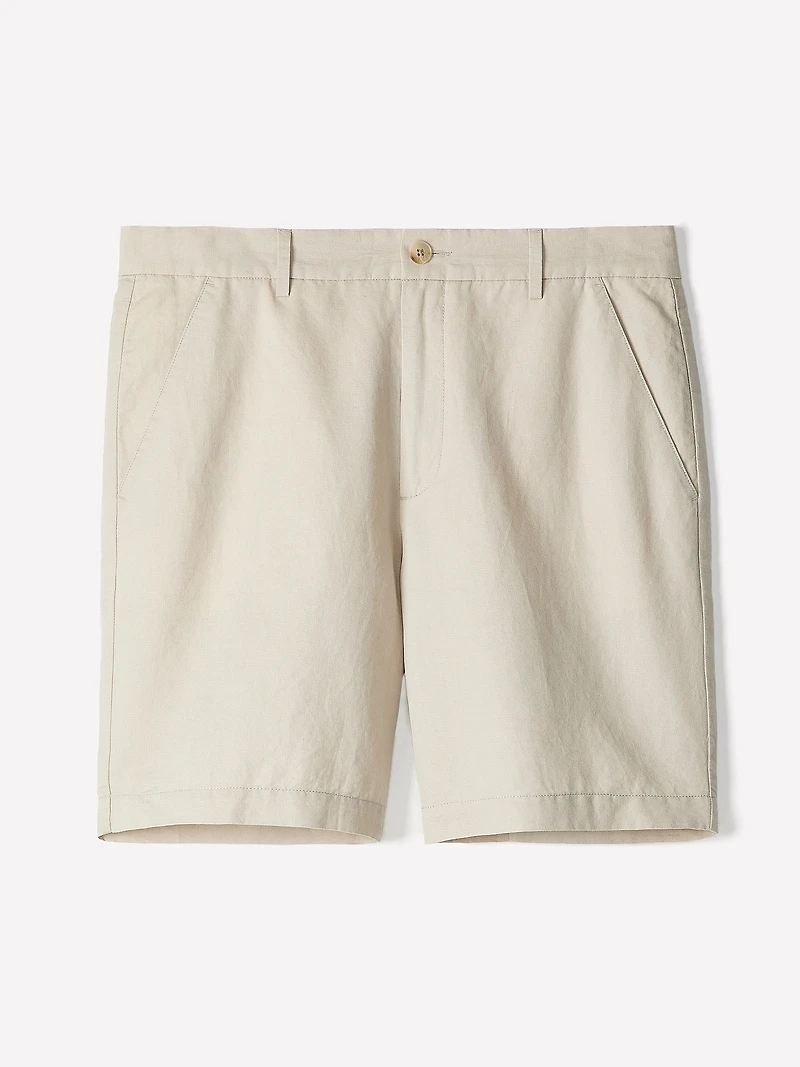 Short en Mélange de Lin