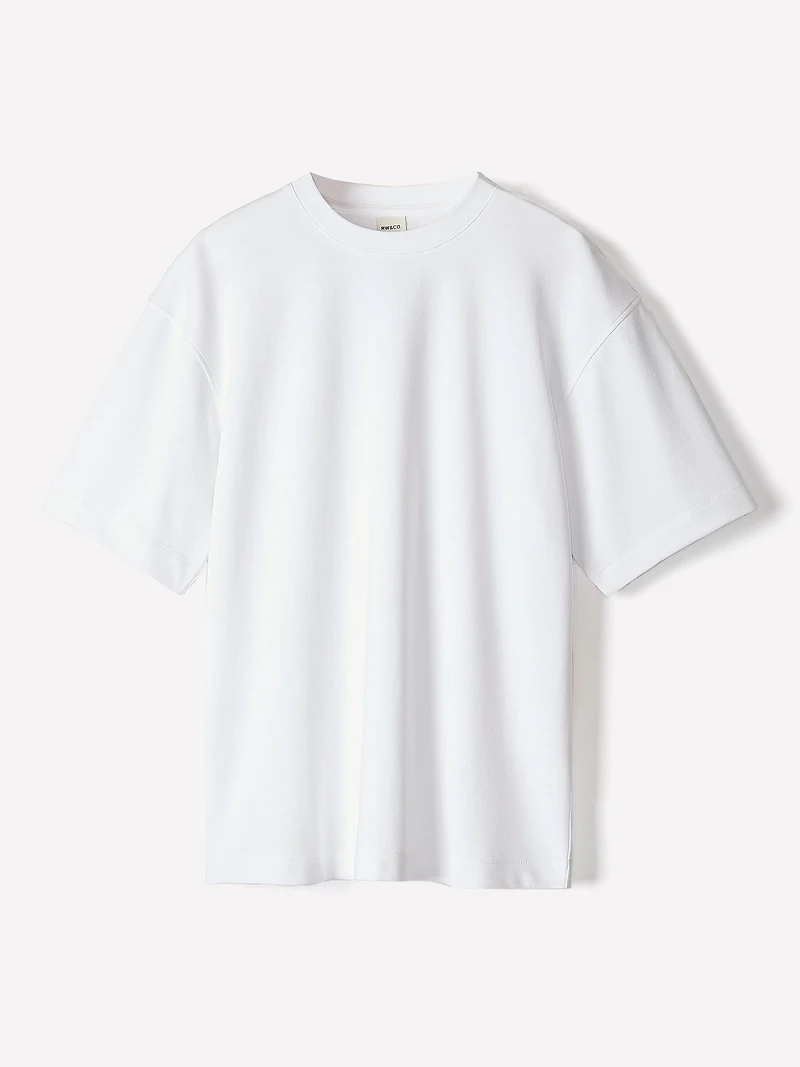 Oversized Short-Sleeve Crew-Neck Tee