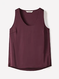 Camisole Satinée à Col en U