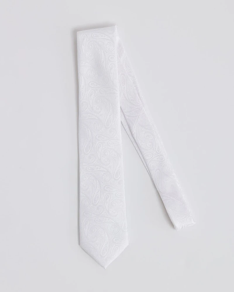 Paisley Black on Regular Tie